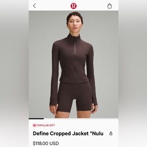 Perfect condition Ribbed Jacket Espresso